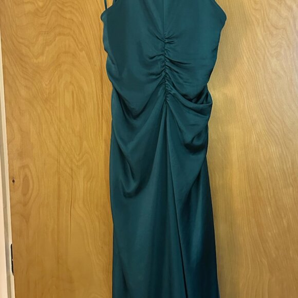 A.L.C teal midi dress - Picture 3 of 5